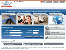 Tablet Screenshot of agents.apartmentservice.com